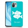 דגים כיסוי מגן קשיח בעיצוב אישי עם השם שלך ל Xiaomi Mi 11 Lite 5G יחידה אחת סקרין מובייל