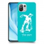 ילד סקייטבורד כיסוי מגן קשיח בעיצוב אישי עם השם שלך ל Xiaomi Mi 11 Lite 5G יחידה אחת סקרין מובייל