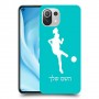 כדורגל - אישה כיסוי מגן קשיח בעיצוב אישי עם השם שלך ל Xiaomi Mi 11 Lite 5G יחידה אחת סקרין מובייל