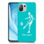 שחקן כדורגל כיסוי מגן קשיח בעיצוב אישי עם השם שלך ל Xiaomi Mi 11 Lite 5G יחידה אחת סקרין מובייל
