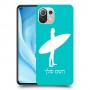 גלישה כיסוי מגן קשיח בעיצוב אישי עם השם שלך ל Xiaomi Mi 11 Lite 5G יחידה אחת סקרין מובייל