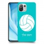 כדורעף - כדור כיסוי מגן קשיח בעיצוב אישי עם השם שלך ל Xiaomi Mi 11 Lite 5G יחידה אחת סקרין מובייל