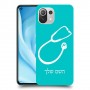 רופא סטטוסקופ כיסוי מגן קשיח בעיצוב אישי עם השם שלך ל Xiaomi Mi 11 Lite 5G יחידה אחת סקרין מובייל