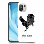 תרנגול כיסוי מגן קשיח בעיצוב אישי עם השם שלך ל Xiaomi Mi 11 Lite 5G יחידה אחת סקרין מובייל