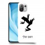 צפרדע טרופית כיסוי מגן קשיח בעיצוב אישי עם השם שלך ל Xiaomi Mi 11 Lite 5G יחידה אחת סקרין מובייל