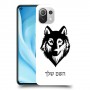 זאב כיסוי מגן קשיח בעיצוב אישי עם השם שלך ל Xiaomi Mi 11 Lite 5G יחידה אחת סקרין מובייל
