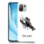 סרטן כיסוי מגן קשיח בעיצוב אישי עם השם שלך ל Xiaomi Mi 11 Lite 5G יחידה אחת סקרין מובייל
