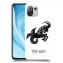 גדי כיסוי מגן קשיח בעיצוב אישי עם השם שלך ל Xiaomi Mi 11 Lite 5G יחידה אחת סקרין מובייל