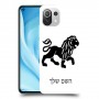אריה כיסוי מגן קשיח בעיצוב אישי עם השם שלך ל Xiaomi Mi 11 Lite 5G יחידה אחת סקרין מובייל