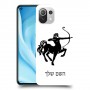 קשת כיסוי מגן קשיח בעיצוב אישי עם השם שלך ל Xiaomi Mi 11 Lite 5G יחידה אחת סקרין מובייל