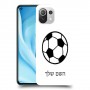 כדורגל - כדור כיסוי מגן קשיח בעיצוב אישי עם השם שלך ל Xiaomi Mi 11 Lite 5G יחידה אחת סקרין מובייל