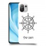 הגה - קפטן - ים כיסוי מגן קשיח בעיצוב אישי עם השם שלך ל Xiaomi Mi 11 Lite 5G יחידה אחת סקרין מובייל