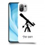 טלסקופ כיסוי מגן קשיח בעיצוב אישי עם השם שלך ל Xiaomi Mi 11 Lite 5G יחידה אחת סקרין מובייל