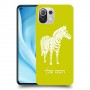 זברה כיסוי מגן קשיח בעיצוב אישי עם השם שלך ל Xiaomi Mi 11 Lite 5G יחידה אחת סקרין מובייל