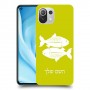דגים כיסוי מגן קשיח בעיצוב אישי עם השם שלך ל Xiaomi Mi 11 Lite 5G יחידה אחת סקרין מובייל
