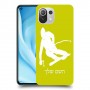 סקִי כיסוי מגן קשיח בעיצוב אישי עם השם שלך ל Xiaomi Mi 11 Lite 5G יחידה אחת סקרין מובייל