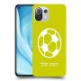 כדורגל - כדור כיסוי מגן קשיח בעיצוב אישי עם השם שלך ל Xiaomi Mi 11 Lite 5G יחידה אחת סקרין מובייל