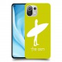 גלישה כיסוי מגן קשיח בעיצוב אישי עם השם שלך ל Xiaomi Mi 11 Lite 5G יחידה אחת סקרין מובייל