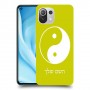 סמל יינג יאנג - סין כיסוי מגן קשיח בעיצוב אישי עם השם שלך ל Xiaomi Mi 11 Lite 5G יחידה אחת סקרין מובייל