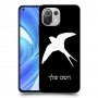 ציפור לבלוע כיסוי מגן קשיח בעיצוב אישי עם השם שלך ל Xiaomi Mi 11 Lite יחידה אחת סקרין מובייל