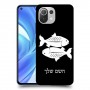 דגים כיסוי מגן קשיח בעיצוב אישי עם השם שלך ל Xiaomi Mi 11 Lite יחידה אחת סקרין מובייל