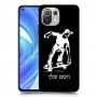 ילד סקייטבורד כיסוי מגן קשיח בעיצוב אישי עם השם שלך ל Xiaomi Mi 11 Lite יחידה אחת סקרין מובייל