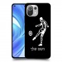שחקן כדורגל כיסוי מגן קשיח בעיצוב אישי עם השם שלך ל Xiaomi Mi 11 Lite יחידה אחת סקרין מובייל