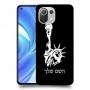 פסל החירות כיסוי מגן קשיח בעיצוב אישי עם השם שלך ל Xiaomi Mi 11 Lite יחידה אחת סקרין מובייל