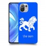 אריה כיסוי מגן קשיח בעיצוב אישי עם השם שלך ל Xiaomi Mi 11 Lite יחידה אחת סקרין מובייל