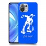 ילד סקייטבורד כיסוי מגן קשיח בעיצוב אישי עם השם שלך ל Xiaomi Mi 11 Lite יחידה אחת סקרין מובייל