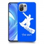 סנובורד כיסוי מגן קשיח בעיצוב אישי עם השם שלך ל Xiaomi Mi 11 Lite יחידה אחת סקרין מובייל