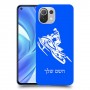 אופנוע שלג כיסוי מגן קשיח בעיצוב אישי עם השם שלך ל Xiaomi Mi 11 Lite יחידה אחת סקרין מובייל