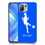 כדורגל - אישה כיסוי מגן קשיח בעיצוב אישי עם השם שלך ל Xiaomi Mi 11 Lite יחידה אחת סקרין מובייל