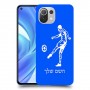 שחקן כדורגל כיסוי מגן קשיח בעיצוב אישי עם השם שלך ל Xiaomi Mi 11 Lite יחידה אחת סקרין מובייל