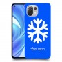 שלג כיסוי מגן קשיח בעיצוב אישי עם השם שלך ל Xiaomi Mi 11 Lite יחידה אחת סקרין מובייל