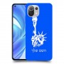 פסל החירות כיסוי מגן קשיח בעיצוב אישי עם השם שלך ל Xiaomi Mi 11 Lite יחידה אחת סקרין מובייל