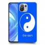 סמל יינג יאנג - סין כיסוי מגן קשיח בעיצוב אישי עם השם שלך ל Xiaomi Mi 11 Lite יחידה אחת סקרין מובייל