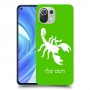 עקרב כיסוי מגן קשיח בעיצוב אישי עם השם שלך ל Xiaomi Mi 11 Lite יחידה אחת סקרין מובייל