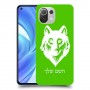 זאב כיסוי מגן קשיח בעיצוב אישי עם השם שלך ל Xiaomi Mi 11 Lite יחידה אחת סקרין מובייל