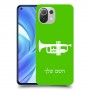 חצוצרה כיסוי מגן קשיח בעיצוב אישי עם השם שלך ל Xiaomi Mi 11 Lite יחידה אחת סקרין מובייל