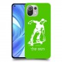 ילד סקייטבורד כיסוי מגן קשיח בעיצוב אישי עם השם שלך ל Xiaomi Mi 11 Lite יחידה אחת סקרין מובייל