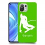סקִי כיסוי מגן קשיח בעיצוב אישי עם השם שלך ל Xiaomi Mi 11 Lite יחידה אחת סקרין מובייל