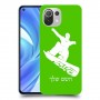 סנובורד כיסוי מגן קשיח בעיצוב אישי עם השם שלך ל Xiaomi Mi 11 Lite יחידה אחת סקרין מובייל