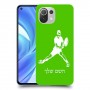 שחקן טניס כיסוי מגן קשיח בעיצוב אישי עם השם שלך ל Xiaomi Mi 11 Lite יחידה אחת סקרין מובייל