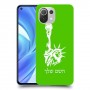 פסל החירות כיסוי מגן קשיח בעיצוב אישי עם השם שלך ל Xiaomi Mi 11 Lite יחידה אחת סקרין מובייל