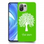 עץ כיסוי מגן קשיח בעיצוב אישי עם השם שלך ל Xiaomi Mi 11 Lite יחידה אחת סקרין מובייל