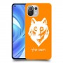 זאב כיסוי מגן קשיח בעיצוב אישי עם השם שלך ל Xiaomi Mi 11 Lite יחידה אחת סקרין מובייל