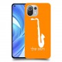 סקספון כיסוי מגן קשיח בעיצוב אישי עם השם שלך ל Xiaomi Mi 11 Lite יחידה אחת סקרין מובייל