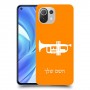 חצוצרה כיסוי מגן קשיח בעיצוב אישי עם השם שלך ל Xiaomi Mi 11 Lite יחידה אחת סקרין מובייל