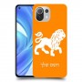 אריה כיסוי מגן קשיח בעיצוב אישי עם השם שלך ל Xiaomi Mi 11 Lite יחידה אחת סקרין מובייל